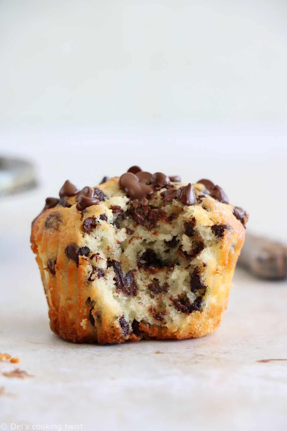 muffin aux pépites de chocolat idéal pour le pique-nique