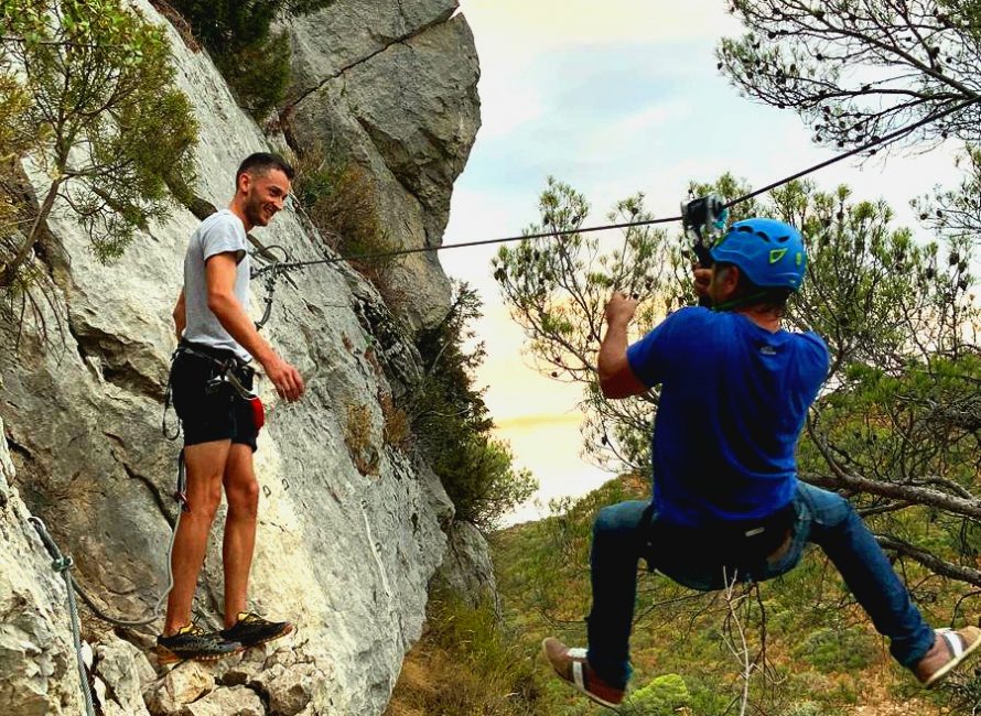 tyrolienne, via ferrata